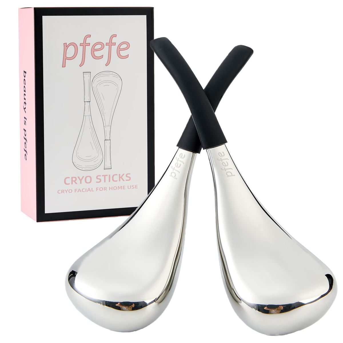 Ice Globes for Face Eyes, Cryo Sticks Facial Skin Care Tools for Puffy Eyes
